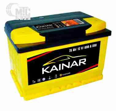 Аккумуляторы Аккумулятор  KAINAR 6СТ-75 АзЕ  Standart Plus 278x175x190 мм EN690 А